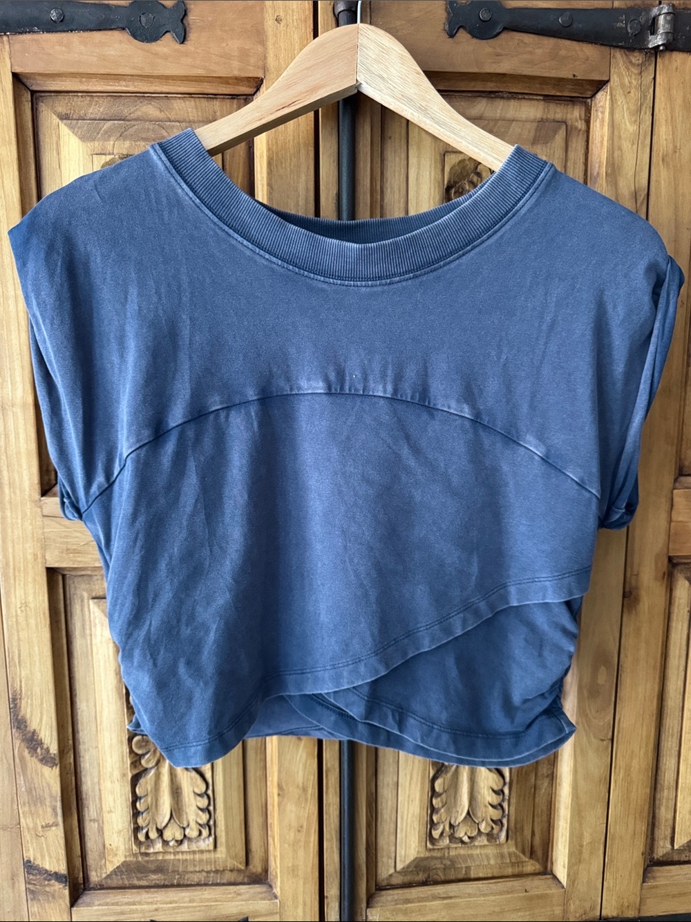 FP Movement by Free People Washed Navy Layered Hot Shot Crop Top